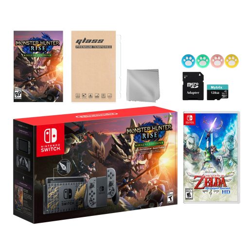 Nintendo Switch Monster Hunter Limited Console Set Plus Monster Hunter Rise Deluxe Edition - Image 10