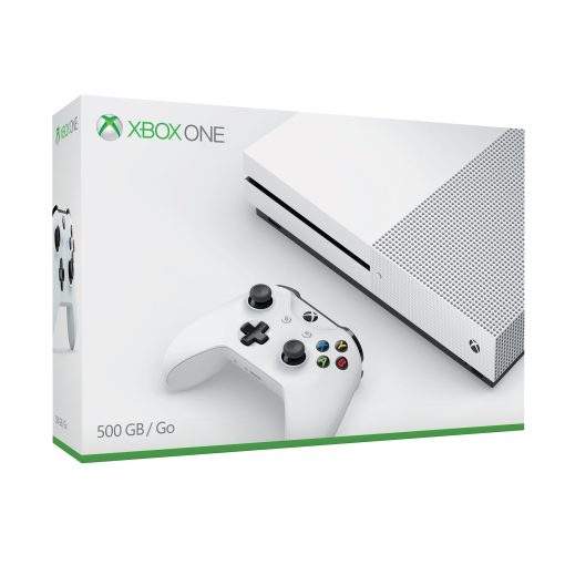 Refurbished Microsoft Xbox One S 500GB Console, White, ZQ9-00001