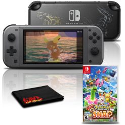 Nintendo Switch Lite Dialga and Palkia Edition with Pokemon Snap