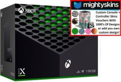 Microsoft Xbox Series X 1TB Console with Mightyskins Custom Skin Code Voucher - Bundle