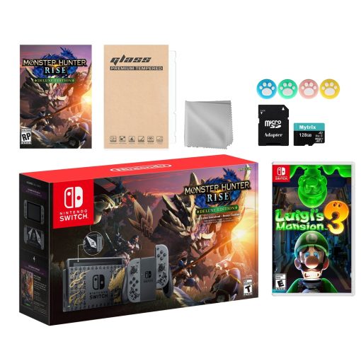 Nintendo Switch Monster Hunter Limited Console Set Plus Monster Hunter Rise Deluxe Edition - Image 23